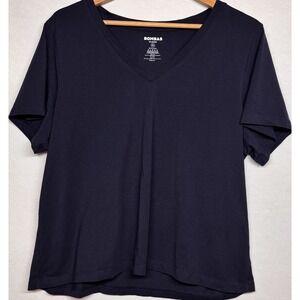 Bombas T-Shirt Mens XLarge Bee Better Short Sleeve V Neck Cotton Stretch‎ Casual